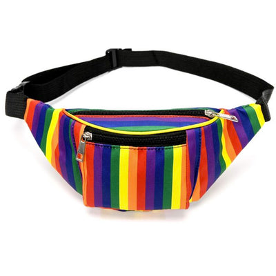 Vertical Stripes Bumbag - Gay Pride Rainbow