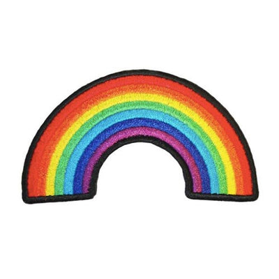 Gay Rainbow Embroidered Patch