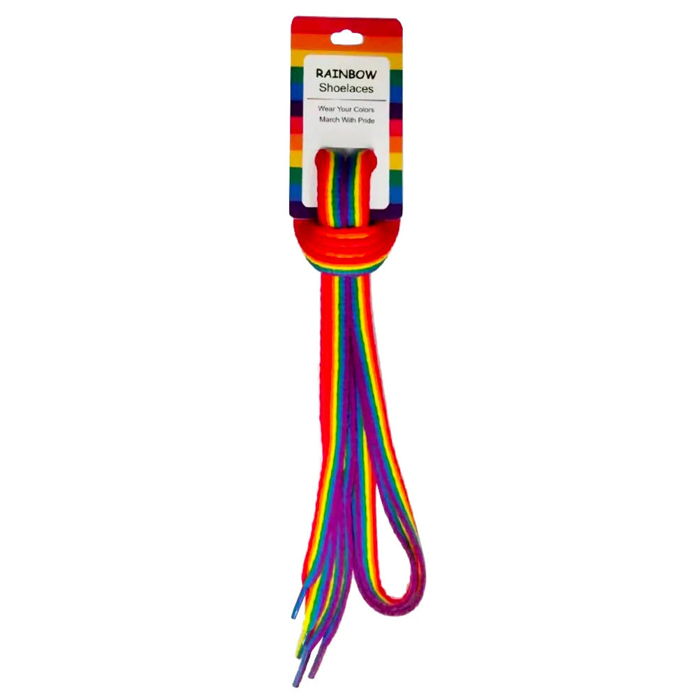 Gay Pride Rainbow Shoe Laces Premium