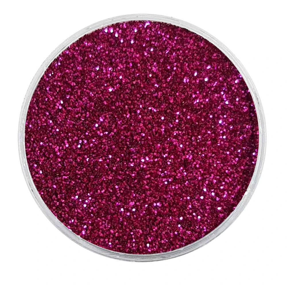 Raspberry Red Metallic Biodegradable Raspberry Red Glitter (Fine Metallic Glitter ...