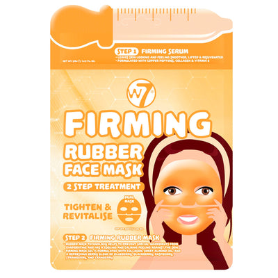 W7 Firming 2 Step Treatment Rubber Face Mask