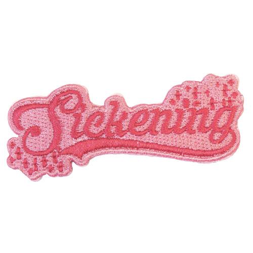 Sickening Embroidered Iron-On Festival Patch