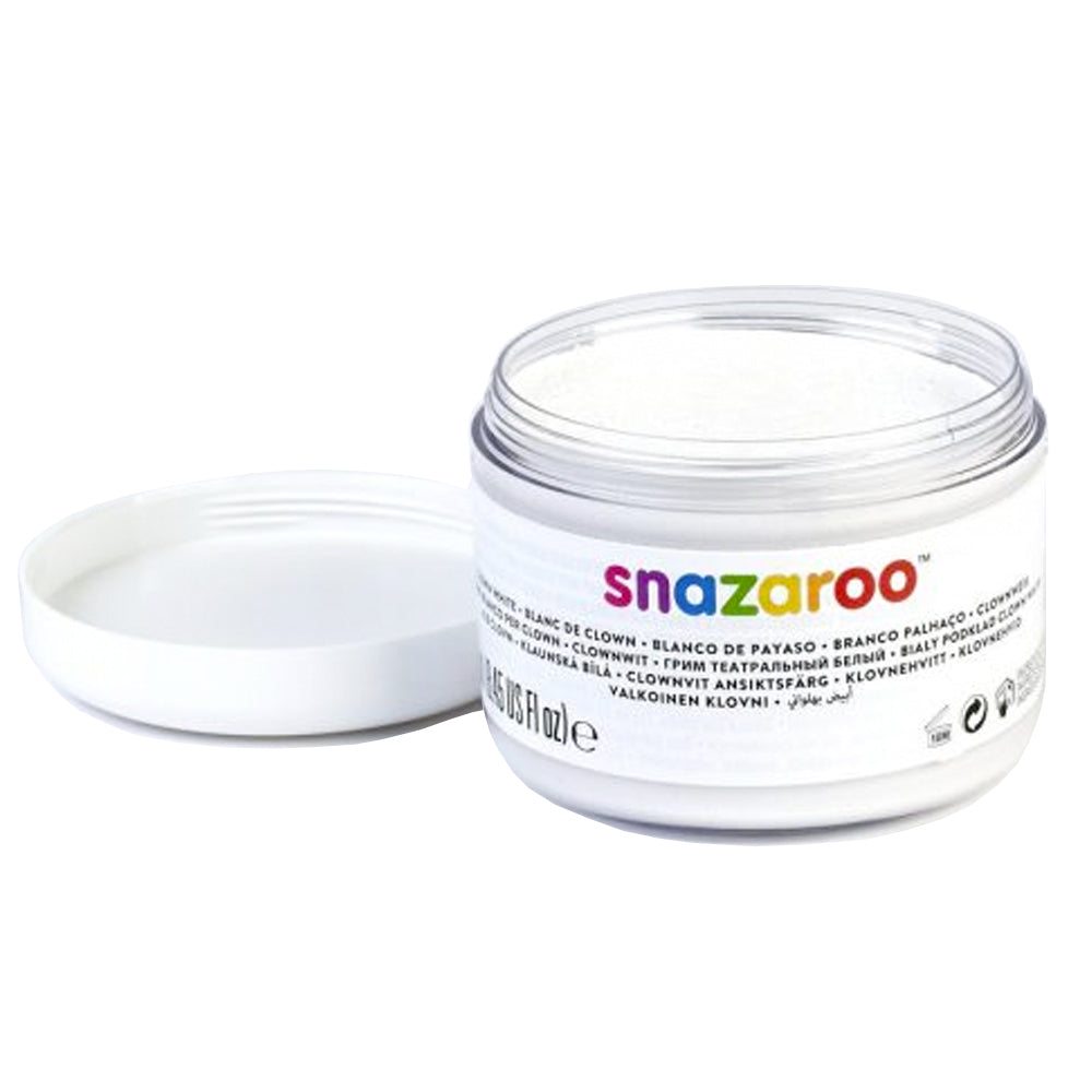 Snazaroo Face & Body Paint - Clown White Face Paint 250ml