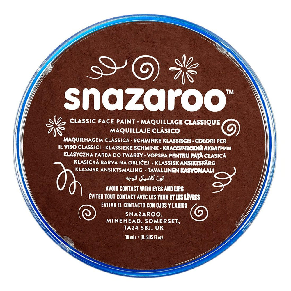 Snazaroo Face & Body Paint - Dark Brown