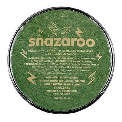 Snazaroo Face & Body Paint - Metallic Electric Green