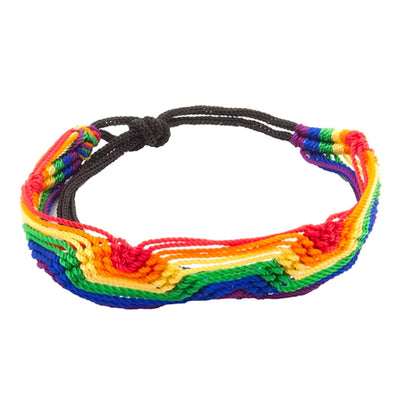 Gay Pride Rainbow Surfer Friendship Bracelet