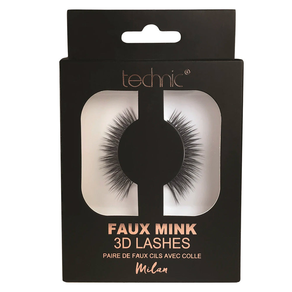 Technic Faux Mink 3D False Lashes - Milan