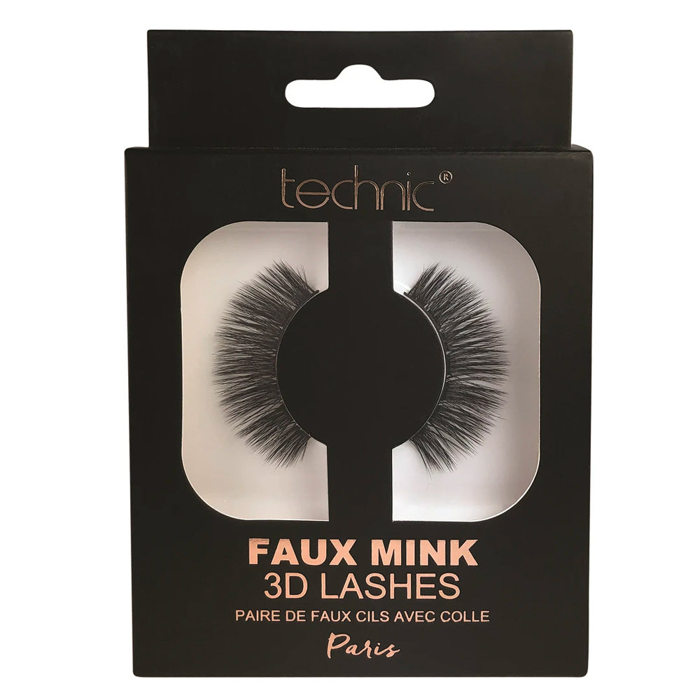 Technic Faux Mink 3D False Lashes - Paris