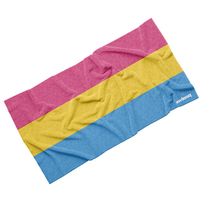 Luxury Cotton Towel - Pansexual Pride
