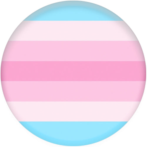 Transfeminine Flag Small Pin Badge