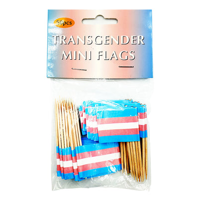 Transgender Flag Cocktail/Toothpick Flags