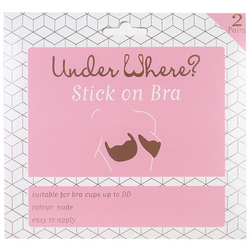 Under Where? Stick On Bra (2 Pairs) - Beige Nude