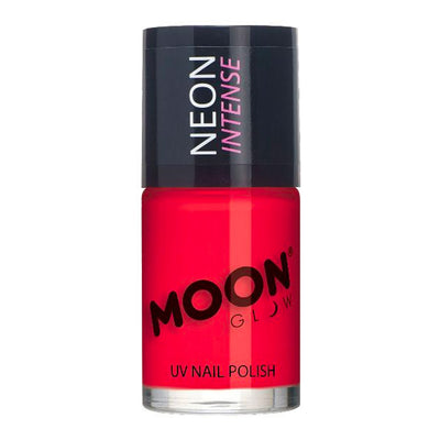 Moon Glow Neon UV Intense Nail Polish - Red
