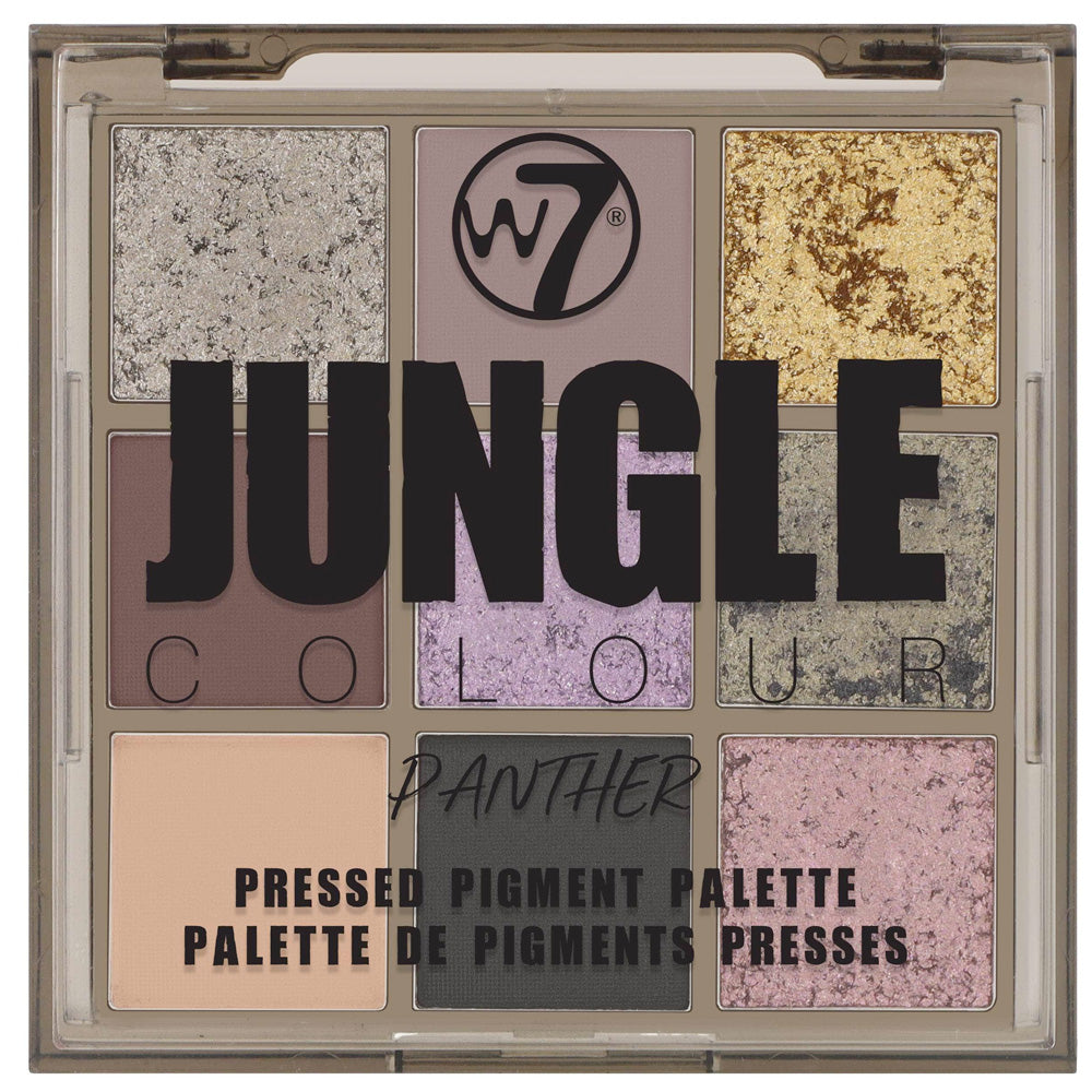 W7 Jungle Colour Pressed Pigment Palette - Panther