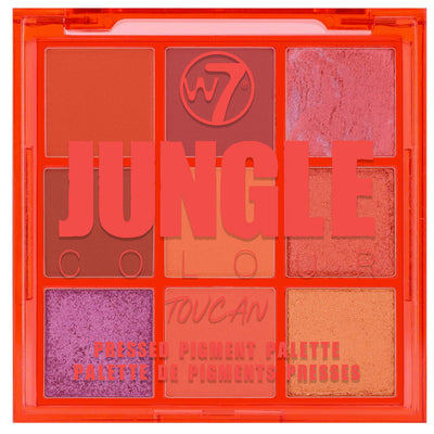 W7 Jungle Colour Pressed Pigment Palette - Toucan