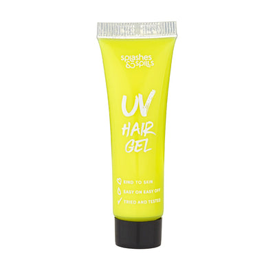 Splashes & Spills UV Hair Gel - Yellow